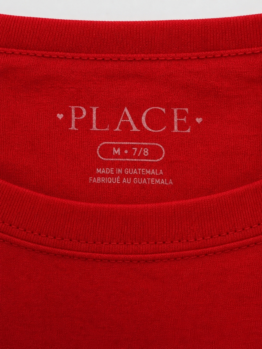 Place Red Long Sleeve Tee with White Text "I'm Here You're Welcome" - Picture 2 of 4